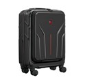Wenger kofer Amplix Carry-On za ručnu prtljagu, odvojeni utor za prijenosnike do 16", crni