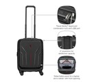 Wenger kofer Amplix Carry-On za ručnu prtljagu, odvojeni utor za prijenosnike do 16", crni