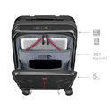 Wenger kofer Amplix Carry-On za ručnu prtljagu, odvojeni utor za prijenosnike do 16", crni