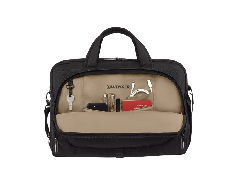 Wenger torba Meteor Brief (poslovna) za prijenosnike do 17", crna
