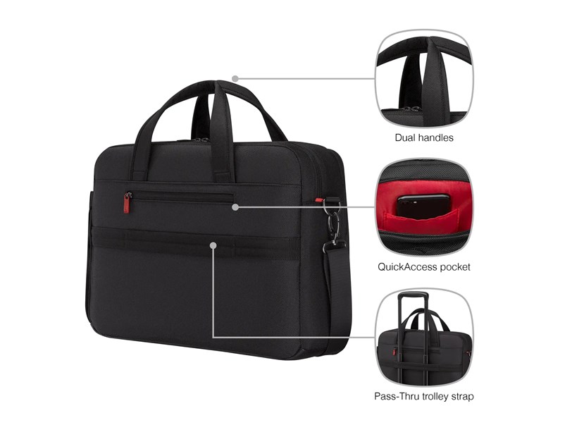 Wenger torba Meteor Brief (poslovna) za prijenosnike do 17", crna