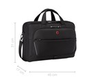 Wenger torba Meteor Brief (poslovna) za prijenosnike do 17", crna