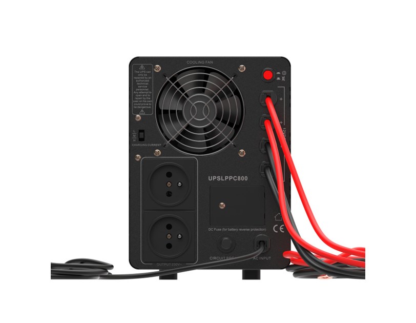Green Cell UPS (UPSLPPC800) 1200VA/800W, Pure Sinusoid, Line Interactive AVR, LCD