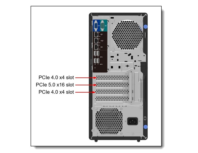 Lenovo ThinkSystem ST50 V3 Xeon E-2434 (4C 3.4GHz 12MB Cache/55W), SW RAID, 2x960GB VA 960GB Read Intensive SATA 6Gb NHS SSD, 1x32GB, 500W 94% Efficiency, No DVD, 3 year + Server 2025 Essentials