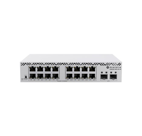 MikroTik CSS318-16G-2S+IN 16x Gigabit Ethernet ports, metalno kućište, SwOS