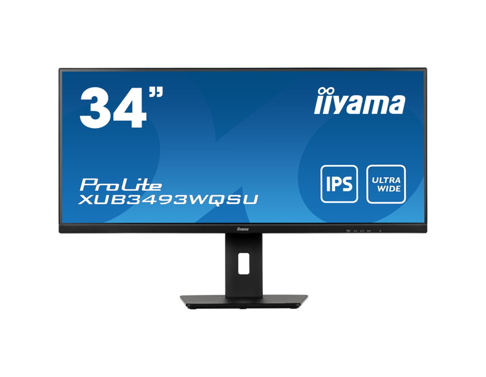 IIYAMA 34" XUB3493WQSU-B5 UWQHD (3440×1440) 21:9 ADS-IPS, 75Hz, 4ms, 400cd/m2, HDMI×2/DP, USB3.0×2, Pivot, PiP, zvučnici, crni