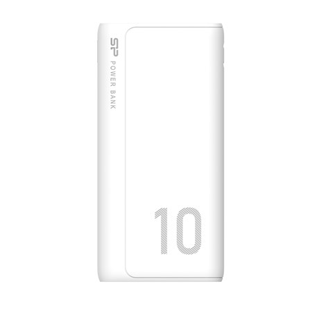 Silicon Power Powerbank GP15, 10000mAh, 10.5W, 2×USB-A/1×USB-C/Micro USB, bijeli