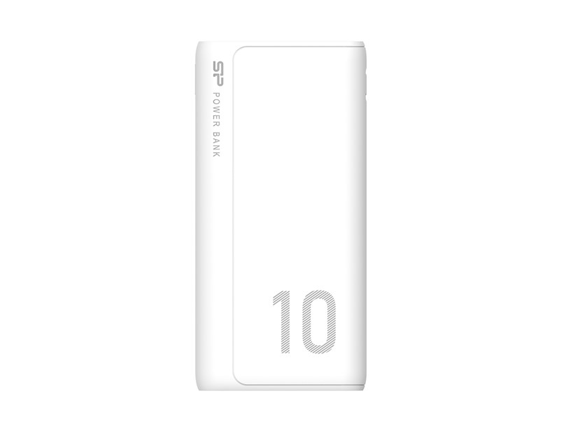 Silicon Power Powerbank GP15, 10000mAh, 10.5W, 2×USB-A/1×USB-C/Micro USB, bijeli