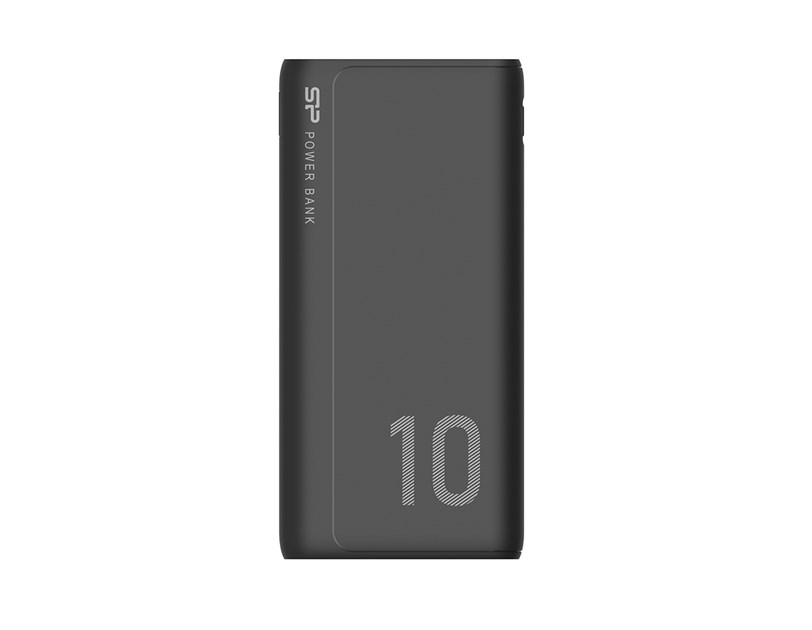 Silicon Power Powerbank GP15, 10000mAh, 10.5W, 2×USB-A/1×USB-C/Micro USB, crni