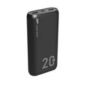 Silicon Power Powerbank QS15, 20000mAh, 18W, 2×USB-A/1×USB-C /Micro USB, crni
