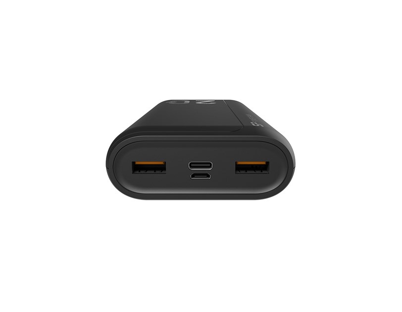 Silicon Power Powerbank QS15, 20000mAh, 18W, 2×USB-A/1×USB-C /Micro USB, crni