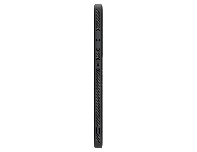 Spigen Liquid Air, matte black - Samsung Galaxy S25 (ACS09000)