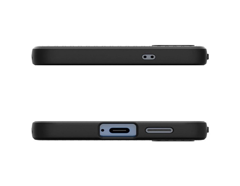 Spigen Liquid Air, matte black - Samsung Galaxy S25 (ACS09000)