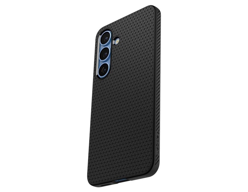 Spigen Liquid Air, matte black - Samsung Galaxy S25 (ACS09000)