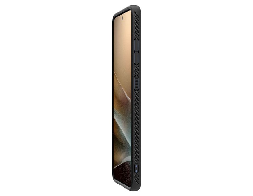 Spigen Liquid Air, matte black - Samsung Galaxy S25 (ACS09000)