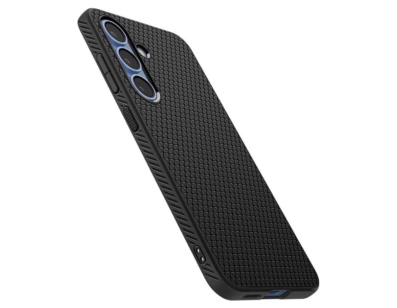Spigen Liquid Air, matte black - Samsung Galaxy S25 (ACS09000)