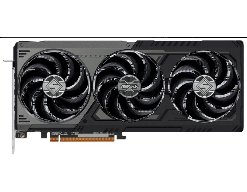 Asrock Radeon RX 9070 XT Steel Legend Dark 16GB GDDR6, 1×HDMI/3×DP