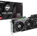 Asrock Radeon RX 9070 XT Steel Legend Dark 16GB GDDR6, 1×HDMI/3×DP
