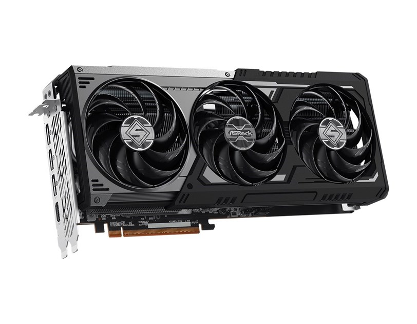 Asrock Radeon RX 9070 XT Steel Legend Dark 16GB GDDR6, PCIe 5.0x16, 1×HDMI/3×DP