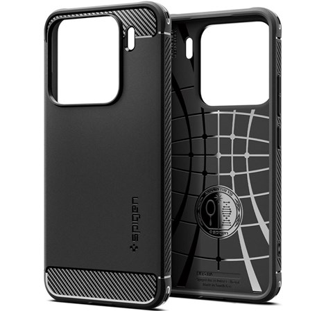 Spigen Rugged Armor, matte black - Xiaomi 15 (ACS08859)