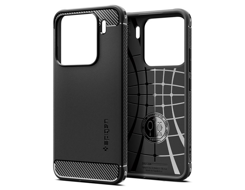 Spigen Rugged Armor, matte black - Xiaomi 15 (ACS08859)