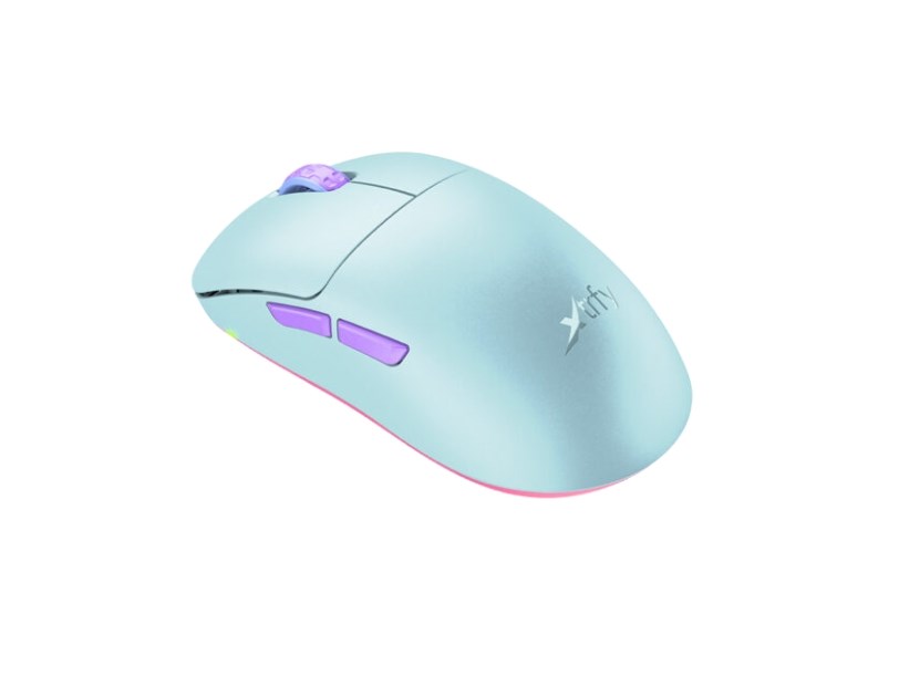 Cherry XTRFY M8 bežični igraći miš, 21000 cpi, USB, frosty mint
