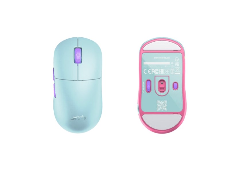 Cherry XTRFY M8 bežični igraći miš, 21000 cpi, USB, frosty mint