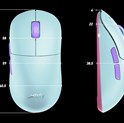 Cherry XTRFY M8 bežični igraći miš, 21000 cpi, USB, frosty mint