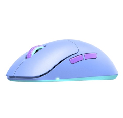 Cherry XTRFY M8 bežični igraći miš, 21000 cpi, USB, purple mint