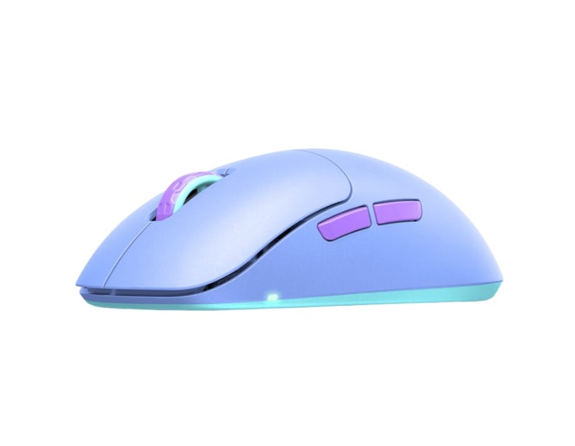 Cherry XTRFY M8 bežični igraći miš, 21000 cpi, USB, purple mint