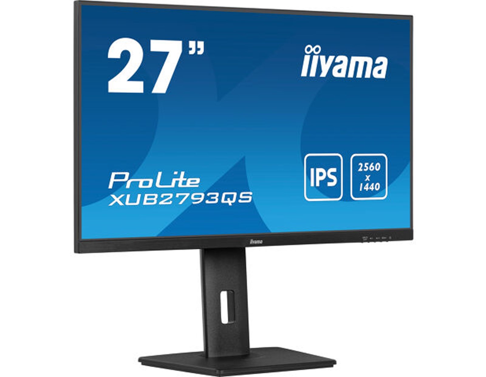 IIYAMA 27" XUB2793QS-B7 QHD (2560x1440) IPS, Pivot, 100Hz, 16:9, 1ms, 300 cd/m2, 1300:1, 1xHDMI/DP, zvučnici, crni