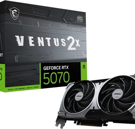 MSI RTX 5070 Ventus 2X OC 12GB GDDR7, 12GB GDDR7/192bit, PCI-E 5.0, 1xHDMI/3×DP