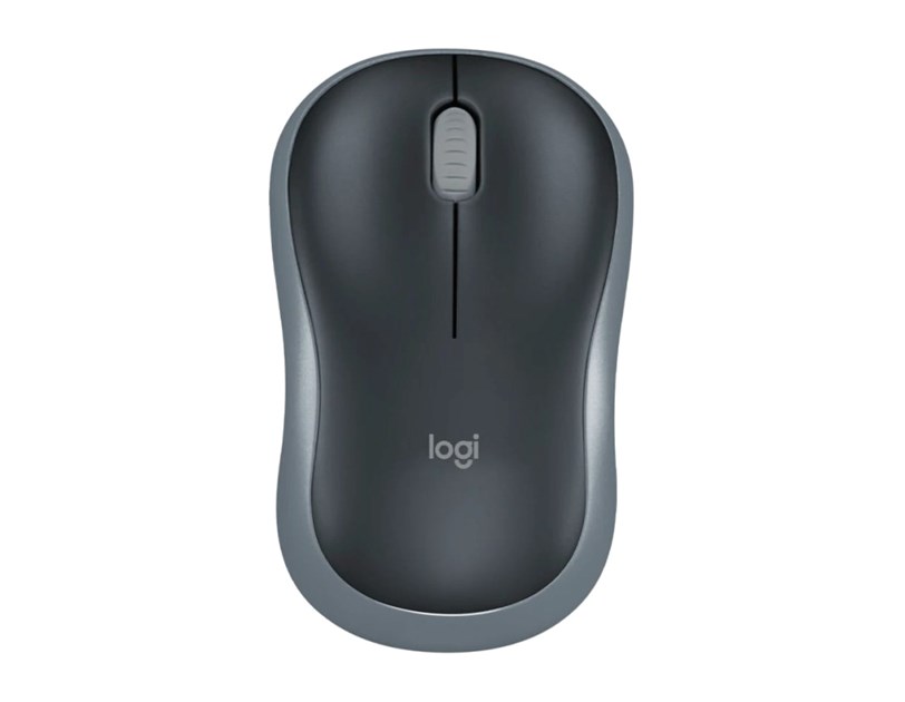 Logitech M185 bežični optički miš, USB, sivi (910-002235)