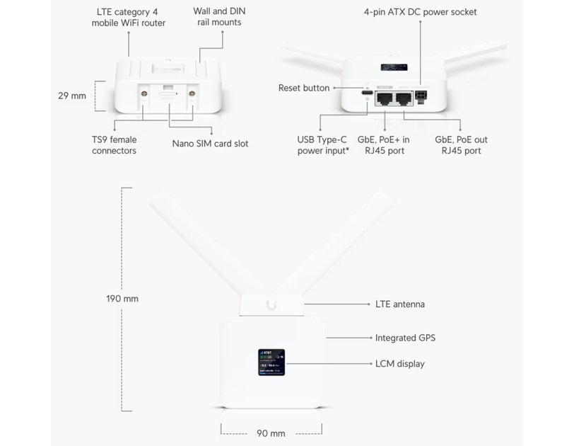 Ubiquiti UMR - UniFi LTE WiFi router