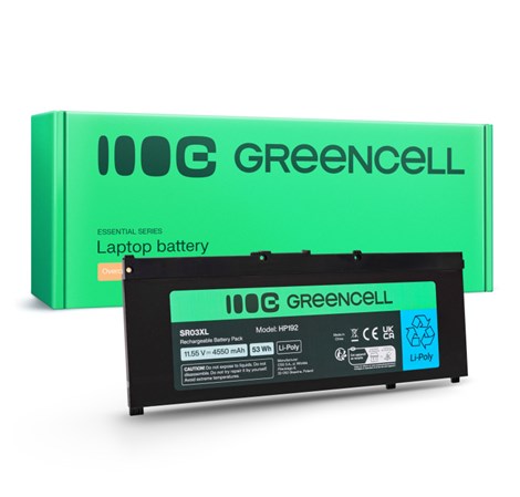 Green Cell (HP191) SR03XL baterija 4550 mAh, 11.4V, za HP Pavilion Gaming 15