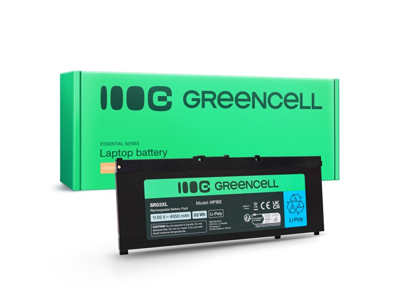 Green Cell (HP191) SR03XL baterija 4550 mAh, 11.4V, za HP Pavilion Gaming 15