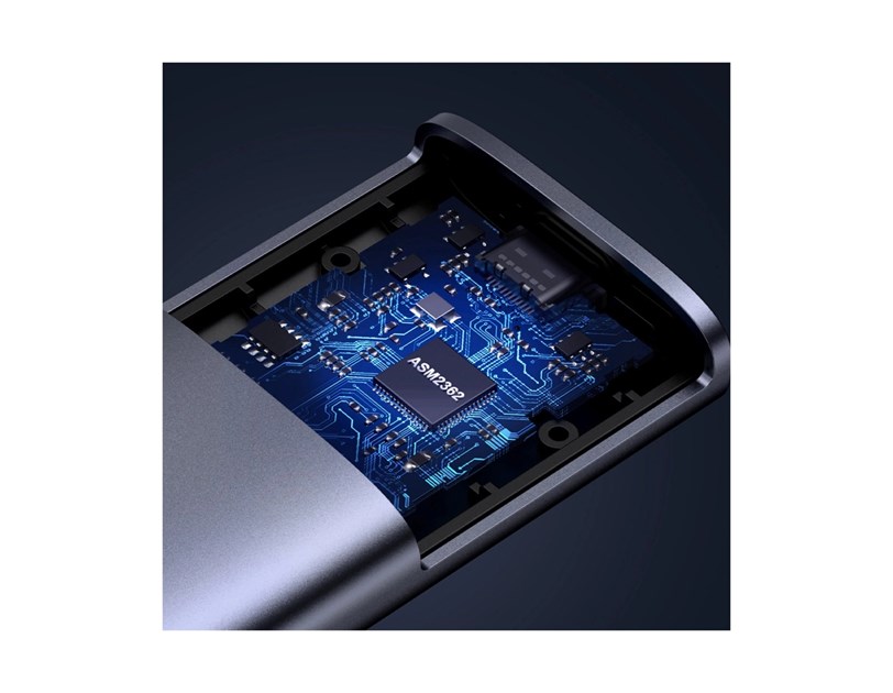 UGREEN vanjsko kućište CM767, SSD M.2 2230-2280 B&M-Key, NVMe, USB C 3.2, 10 Gbps, srebrno