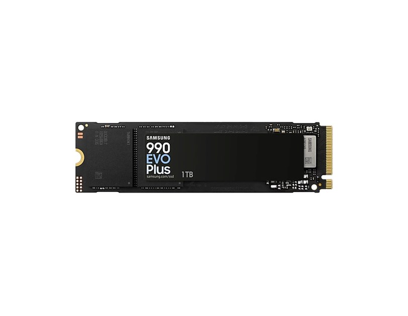 Samsung 990 EVO Plus 1TB NVMe PCIe M.2 2280 SSD, R/W: 7150/6300 MB/s (MZ-V9S1T0BW)