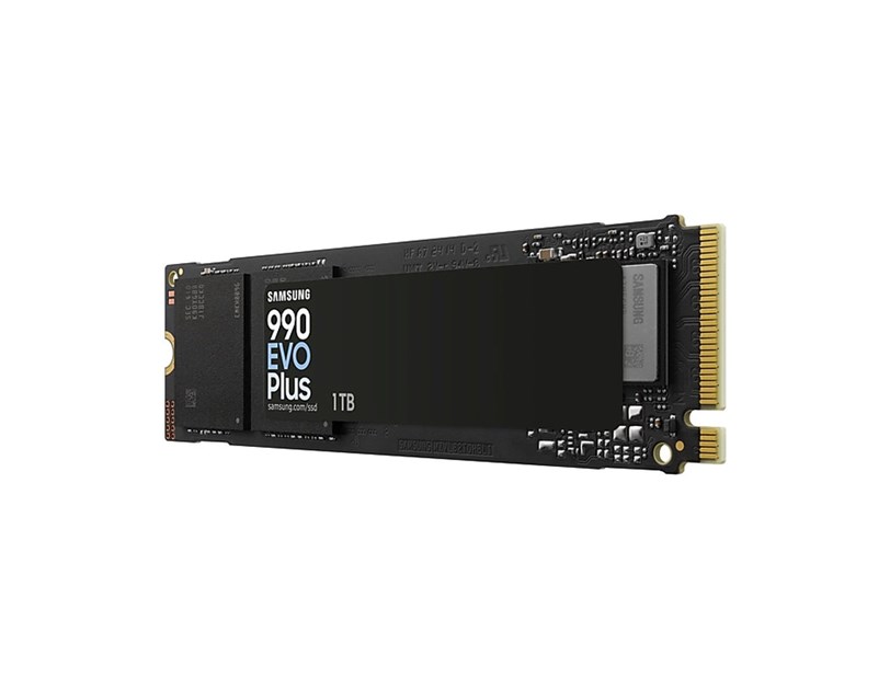 Samsung 990 EVO Plus 1TB NVMe PCIe M.2 2280 SSD, R/W: 7150/6300 MB/s (MZ-V9S1T0BW)