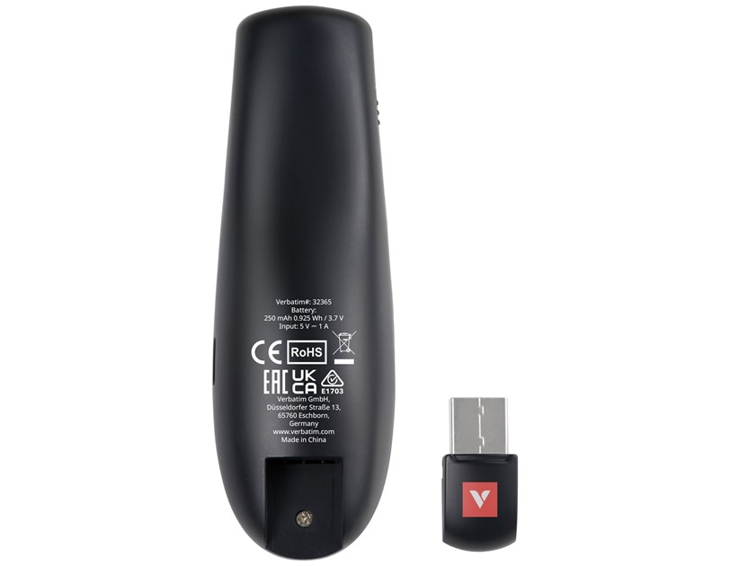 Verbatim Focus bežični prezenter Wireless presenter with red laser pointer