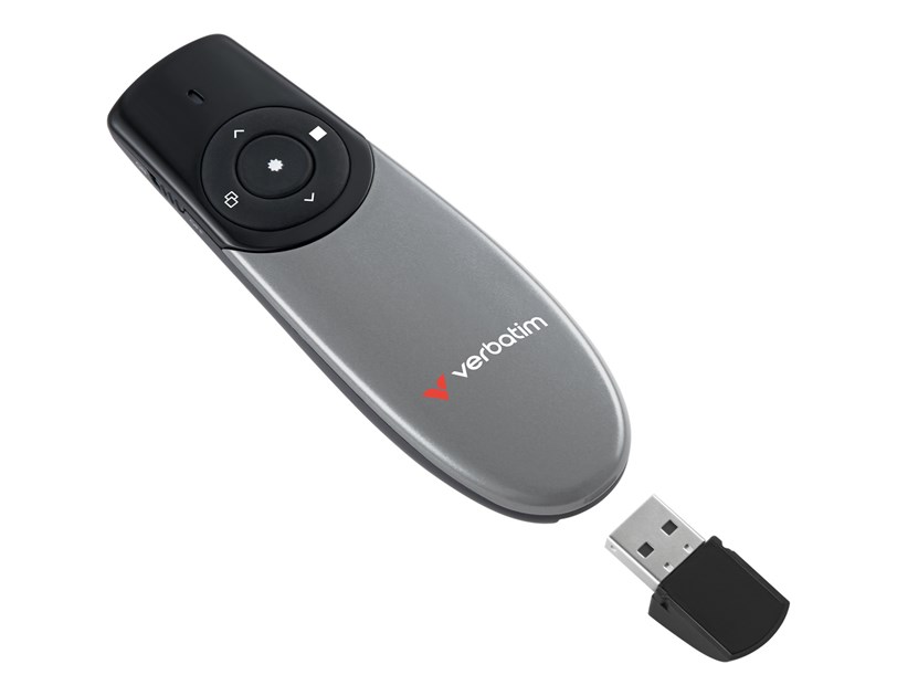 Verbatim Focus bežični prezenter Wireless presenter with red laser pointer