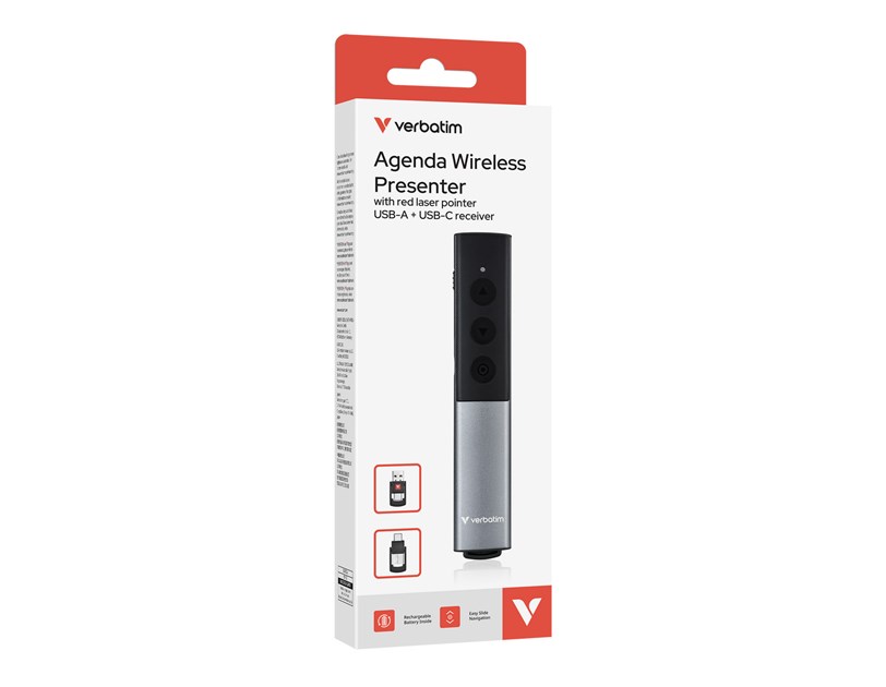 Verbatim Agenda bežični prezenter Wireless Presenter with Red Laser Pointer
