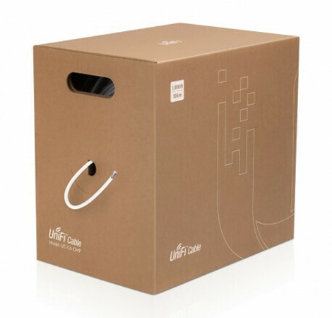 Ubiquiti UniFi Indoor Cable Cat6 CMP 305 metara 23 AWG solid bare copper