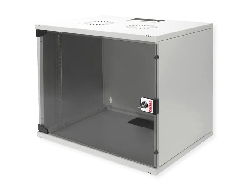 Roline 19" 9U 540×400×460 Basic zidni ormar, sivi