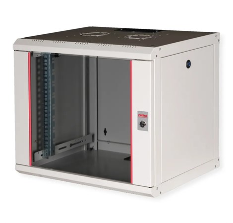 Roline 19" 9U 600×450×505 Pro zidni ormar, sivi