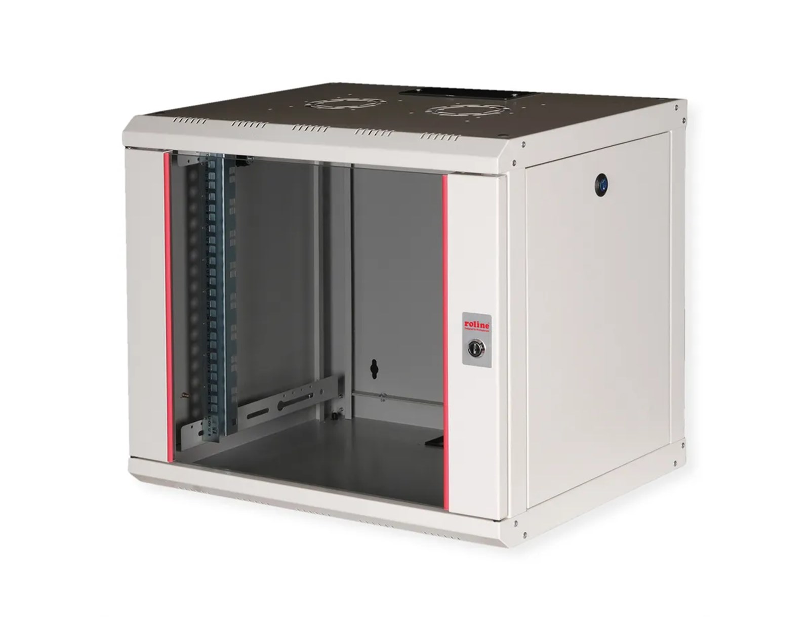 Roline 19" 9U 600×450×505 Pro zidni ormar, sivi