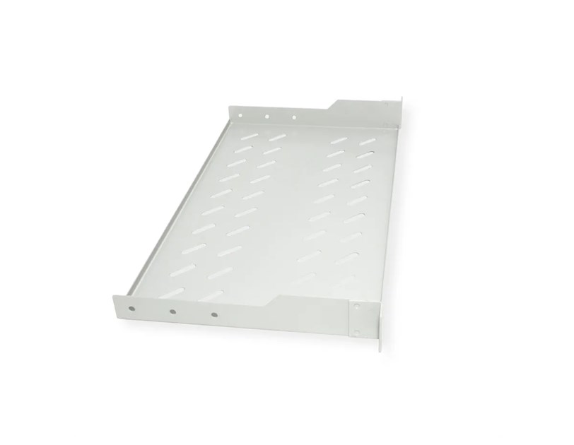 Roline 19" 1U fiksna polica, D=250mm, nosivost 15kg, siva