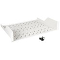 Roline 19" 2U fiksna polica, D=350mm, nosivost 25kg, siva