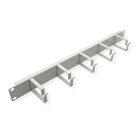 Roline 19" 1U organizator kablova, 5 nosača, sivi