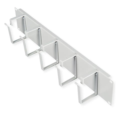 Roline 19" 2U organizator kablova, 5 nosača, sivi